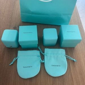 Tiffany two engagement ring box sets